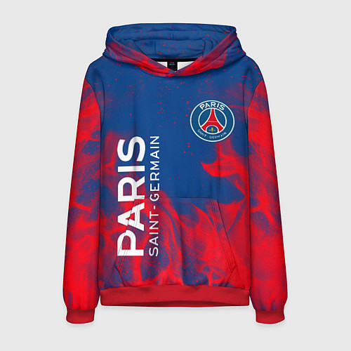 Мужская толстовка ФК ПСЖ PARIS SAINT GERMAIN / 3D-Красный – фото 1