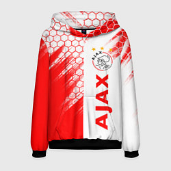 Толстовка-худи мужская FC AJAX AMSTERDAM ФК АЯКС, цвет: 3D-черный