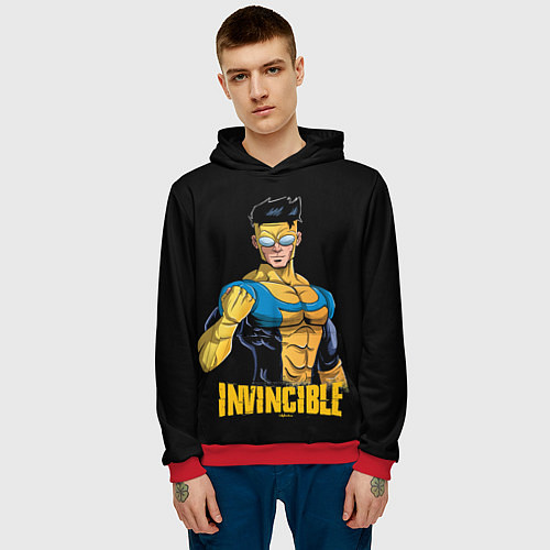 Мужская толстовка Mark Grayson Invincible / 3D-Красный – фото 3