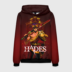 Толстовка-худи мужская Zagreus Hades, цвет: 3D-черный
