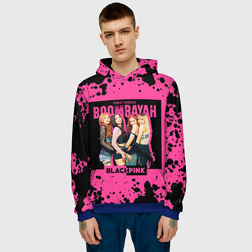 Мужская толстовка Boombayah / 3D-Синий – фото 3