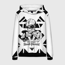 Толстовка-худи мужская Five Finger Death Punch, цвет: 3D-черный