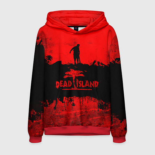 Мужская толстовка Island of blood / 3D-Красный – фото 1