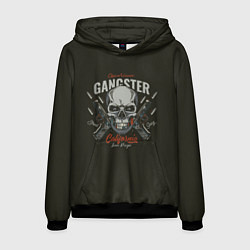 Толстовка-худи мужская GANGSTER, цвет: 3D-черный