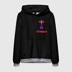 Толстовка-худи мужская STARBOY - The Weeknd, цвет: 3D-меланж