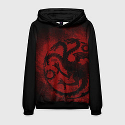 Толстовка-худи мужская Targaryen House цвета 3D-черный — фото 1