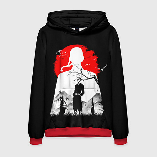 Мужская толстовка Кэн Рюгудзи Токийские мстители / 3D-Красный – фото 1