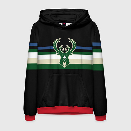 Мужская толстовка Milwaukee Bucks форма Statement Edition / 3D-Красный – фото 1