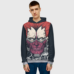 Толстовка-худи мужская En, цвет: 3D-меланж — фото 2