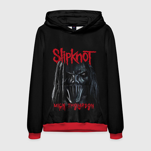 Мужская толстовка MICK THOMPSON SLIPKNOT СЛИПКНОТ Z / 3D-Красный – фото 1