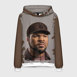 Толстовка-худи мужская Ice Cube Айс Куб Z, цвет: 3D-белый