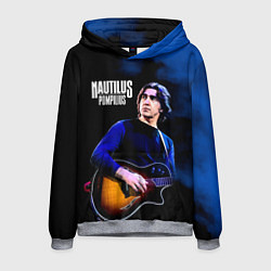 Толстовка-худи мужская Вячеслав Бутусов Nautilus Pompilius, цвет: 3D-меланж