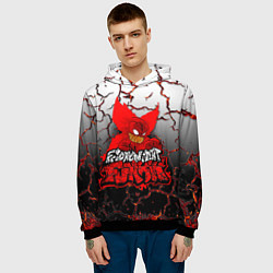 Толстовка-худи мужская Friday Night Funkin Tricky One, цвет: 3D-черный — фото 2