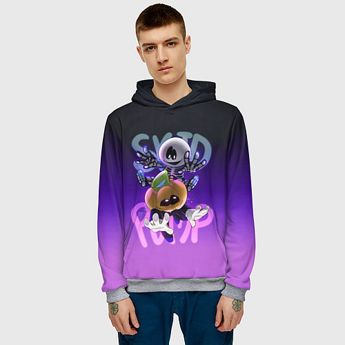 Мужская толстовка FNF SKID AND PUMP / 3D-Меланж – фото 3