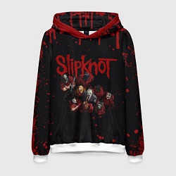 Толстовка-худи мужская SLIPKNOT СЛИПКНОТ Z, цвет: 3D-белый