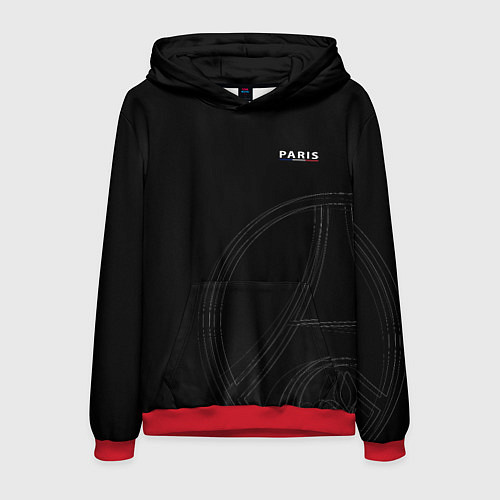 Мужская толстовка PSG Core Big Logo Black New 202223 / 3D-Красный – фото 1