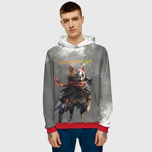 Мужская толстовка BIOMUTANT БИОМУТАНТ Z / 3D-Красный – фото 3