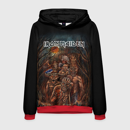 Мужская толстовка IRON MAIDEN АЙРОН МЕЙДЕН Z / 3D-Красный – фото 1