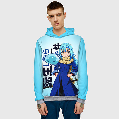 Мужская толстовка Римуру Темпест, TenSura / 3D-Меланж – фото 3