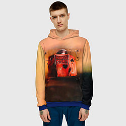 Толстовка-худи мужская Агата Кристи OPIUM, цвет: 3D-синий — фото 2