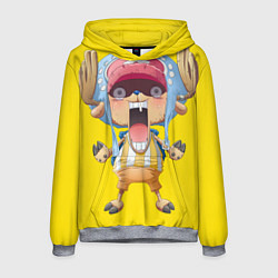Толстовка-худи мужская Тони Тони Чоппер, цвет: 3D-меланж