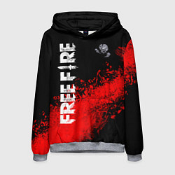 Толстовка-худи мужская FREE FIRE Фри Фаер, цвет: 3D-меланж