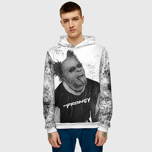 Мужская толстовка THE PRODIGY ПРОДИДЖИ Z / 3D-Белый – фото 3