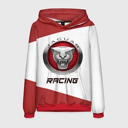 Толстовка-худи мужская Ягуар - Racing, цвет: 3D-красный