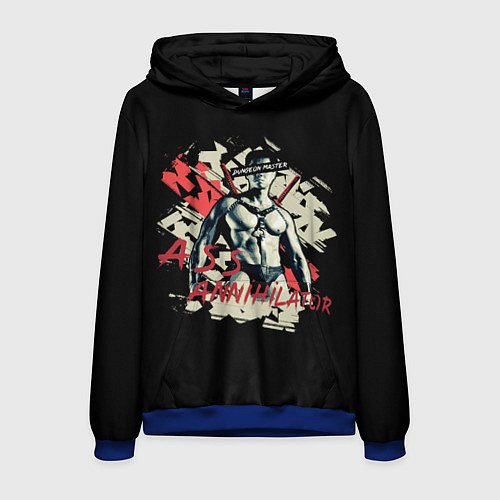 Мужская толстовка Ass annihilator SF 3D / 3D-Синий – фото 1