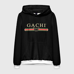 Толстовка-худи мужская GACHI B 3D, цвет: 3D-белый