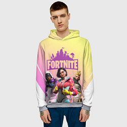 Толстовка-худи мужская Fortnite Squad, цвет: 3D-меланж — фото 2