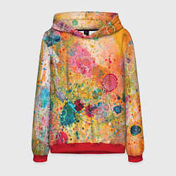 Толстовка-худи мужская Мои эмоции, цвет: 3D-красный