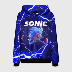 Толстовка-худи мужская SONIC СОНИК Z, цвет: 3D-черный