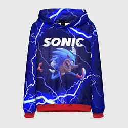 Толстовка-худи мужская SONIC СОНИК Z, цвет: 3D-красный