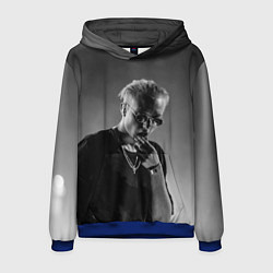 Толстовка-худи мужская T-Fest на концерте, цвет: 3D-синий