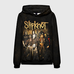 Толстовка-худи мужская Slipknot, цвет: 3D-черный