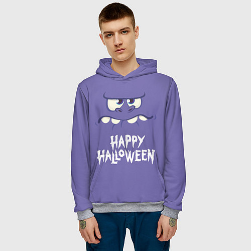 Мужская толстовка HAPPY HALLOWEEN / 3D-Меланж – фото 3