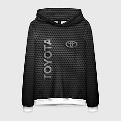 Толстовка-худи мужская TOYOTA STEEL HONEYCOMBS, цвет: 3D-белый
