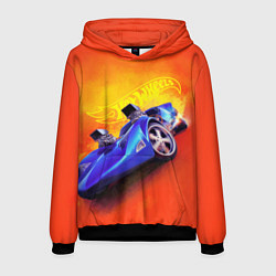 Толстовка-худи мужская Hot Wheels Хот Вилс, цвет: 3D-черный