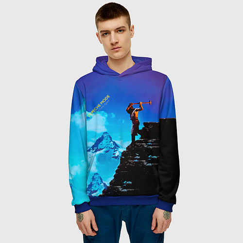 Мужская толстовка Construction Time Again - Depeche Mode / 3D-Синий – фото 3