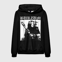 Толстовка-худи мужская BURZUM Бурзум, цвет: 3D-черный