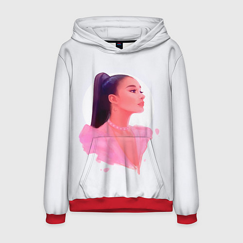 Мужская толстовка Ариана арт / 3D-Красный – фото 1