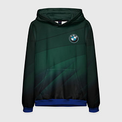 Толстовка-худи мужская GREEN BMW, цвет: 3D-синий