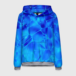 Толстовка-худи мужская Ice Under Water, цвет: 3D-меланж