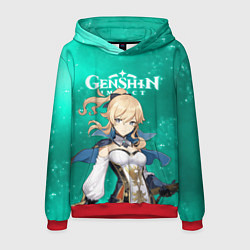 Толстовка-худи мужская ДЖИНН ИЗ МОНДШТАДТА JEAN, цвет: 3D-красный