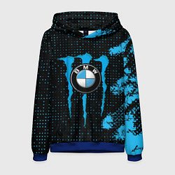Толстовка-худи мужская MONSTER BMW MONSTER ENERGY, цвет: 3D-синий