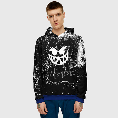 Мужская толстовка PYROKINESIS: / 3D-Синий – фото 3