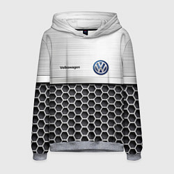 Толстовка-худи мужская Volkswagen Стальная решетка, цвет: 3D-меланж