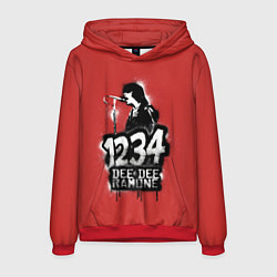 Толстовка-худи мужская Dee Dee Ramone, цвет: 3D-красный