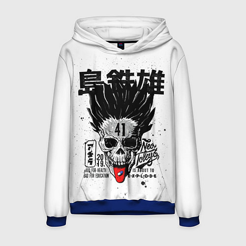 Мужская толстовка Акира Akira / 3D-Синий – фото 1